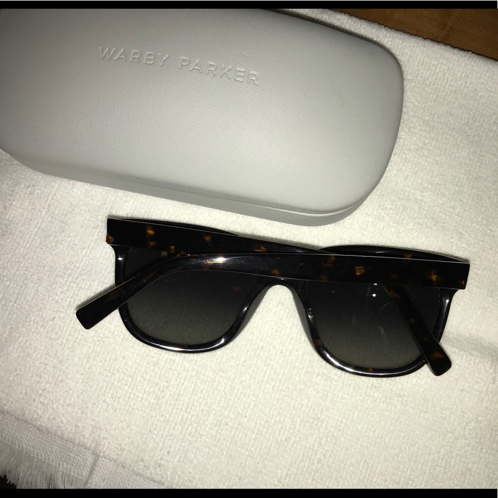 Warby Parker dark tortoise sunglasses